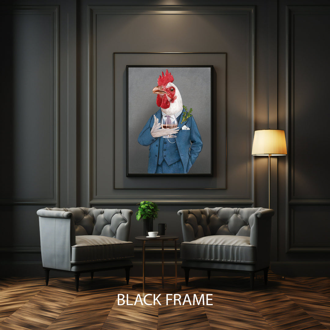 premium canvas print suitable as living room or kitchen decor