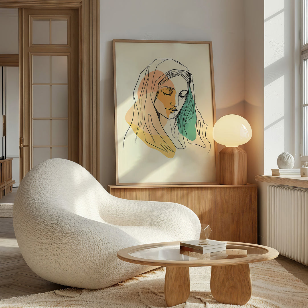 Boho Style Mary Wall art