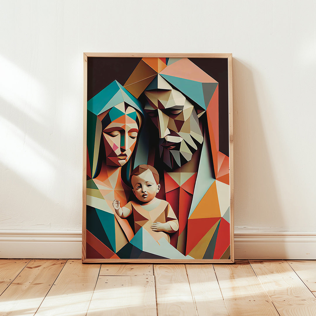 Holy Family Mosaic Wall Art