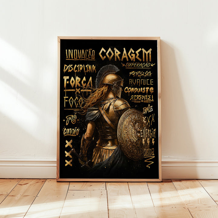 Spartan Graffiti Wall Art