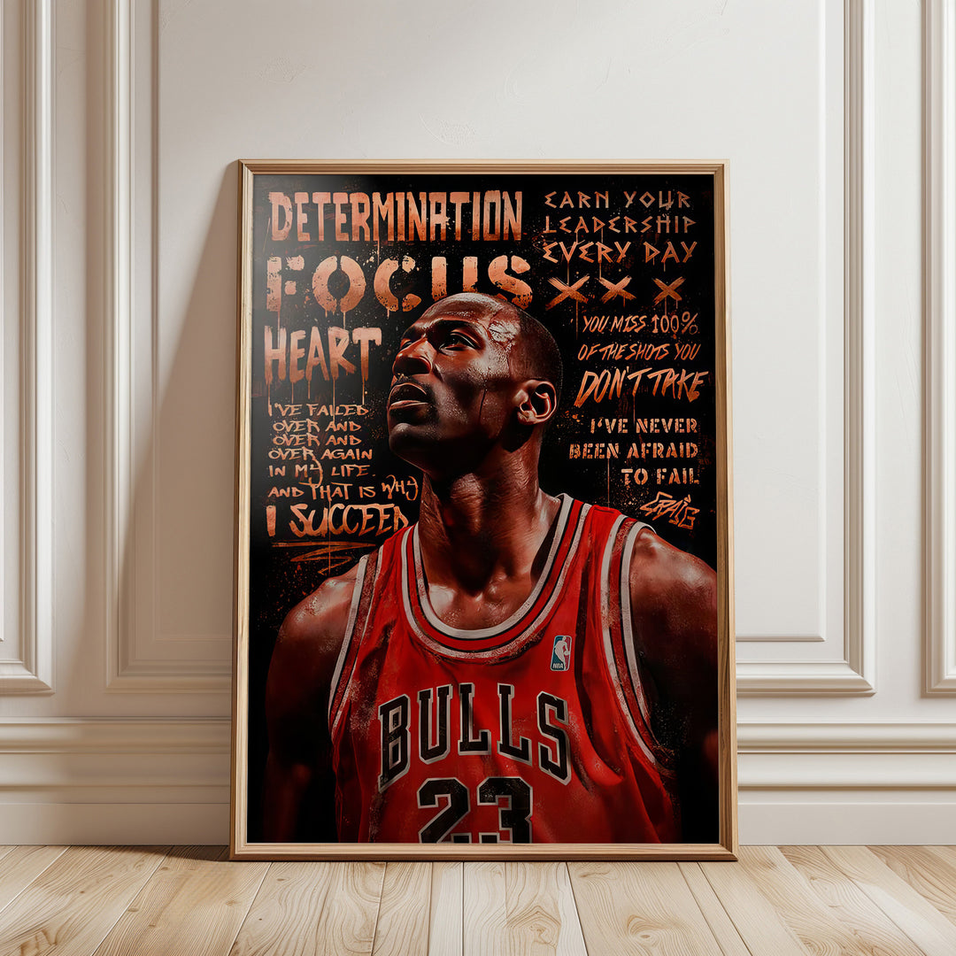 Michael Jordan Graffiti Painting