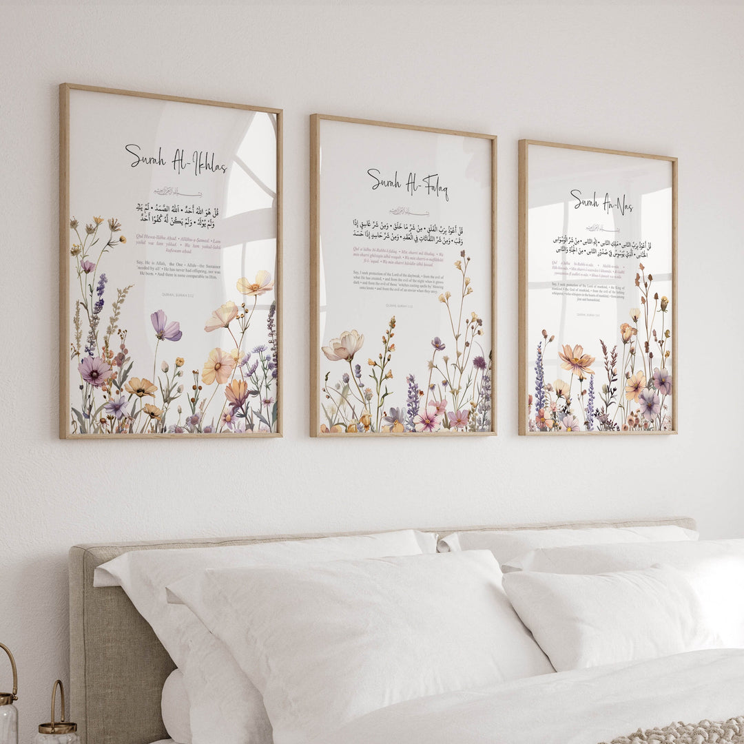 Wildflowers and Islamic art prints