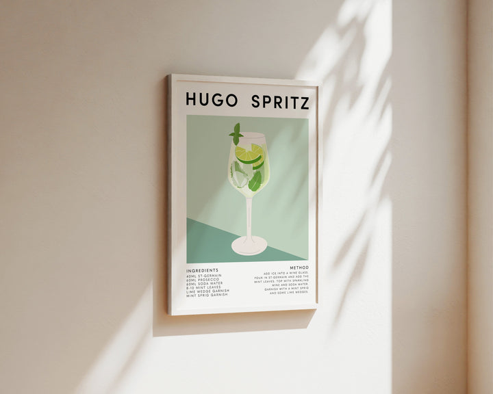 Hugo Spritz kitchen decor wall art on gallery paper