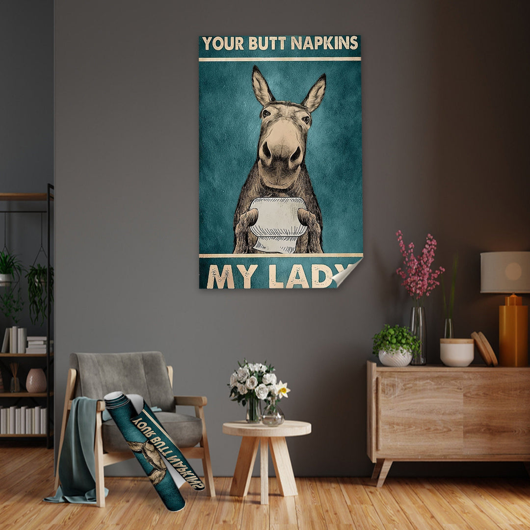 close-up of donkey art canvas texture and vivid colors