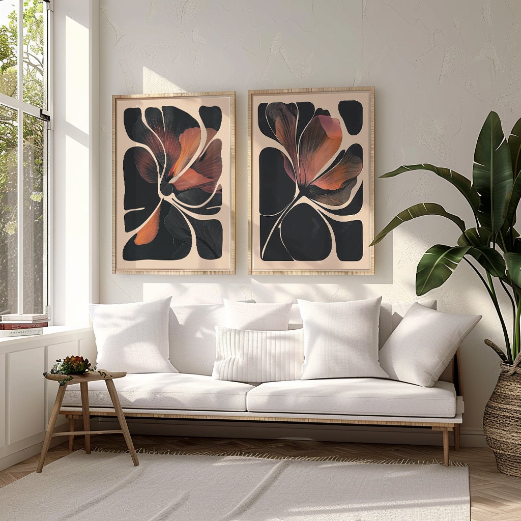 Side view of premium art prints on white matte paper