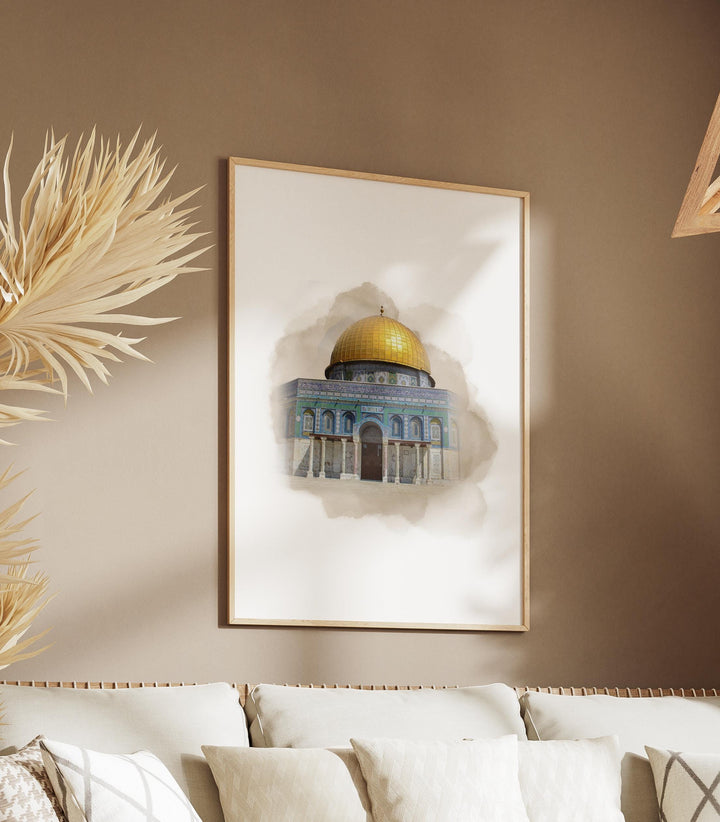 Islamic wall art on archival paper with rich, fade-resistant inks