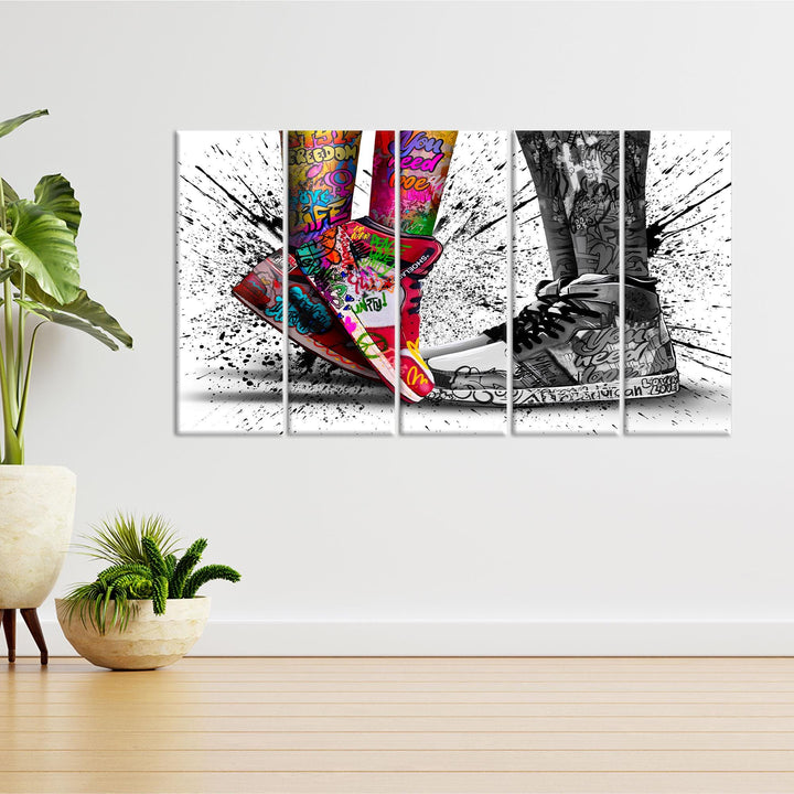 Gallery-wrapped canvas wall art ready to hang