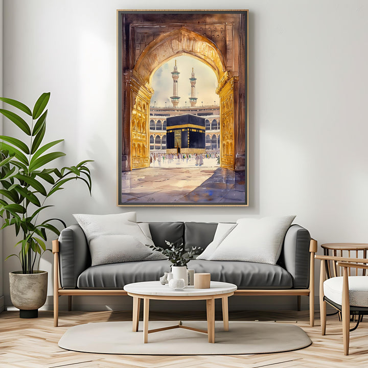 Kaaba Art Print – Mecca Mosque Islamic Wall Decor