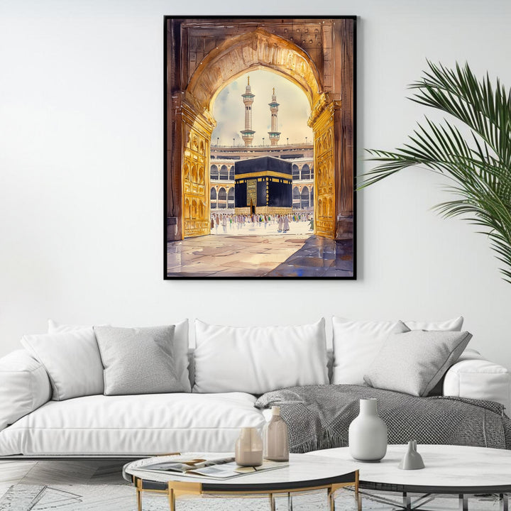 Kaaba Art Print – Mecca Mosque Islamic Wall Decor