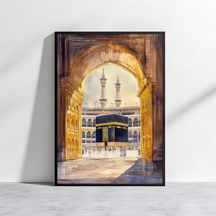 Kaaba Art Print – Mecca Mosque Islamic Wall Decor