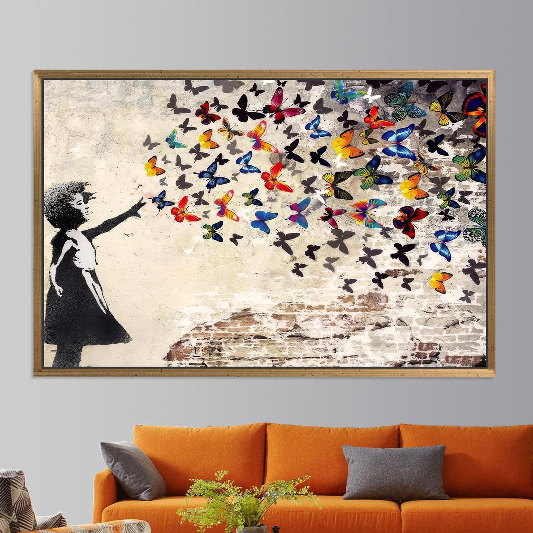 Decorative wall art ready to hang for living room or bedroom