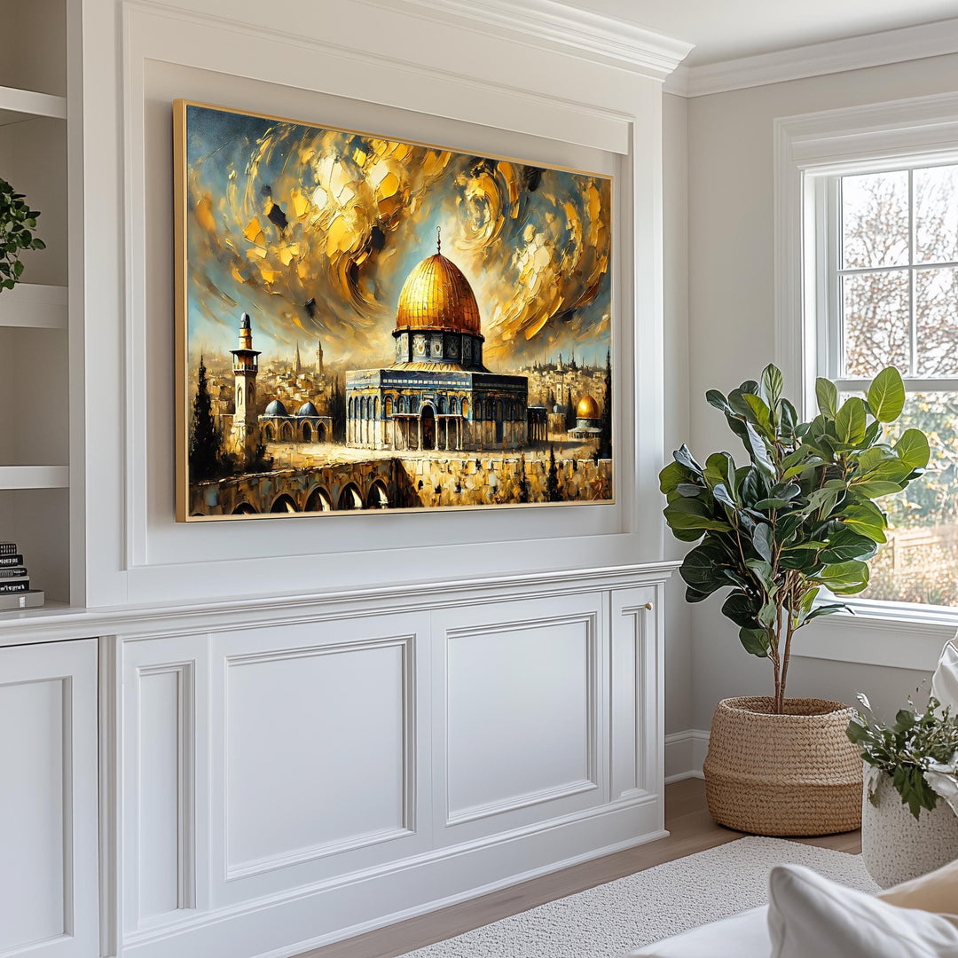 Abstract Masjid Al-Aqsa Painting