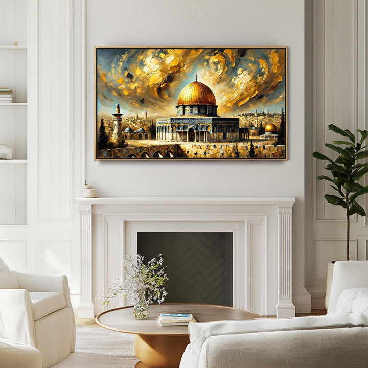 Abstract Masjid Al-Aqsa Painting
