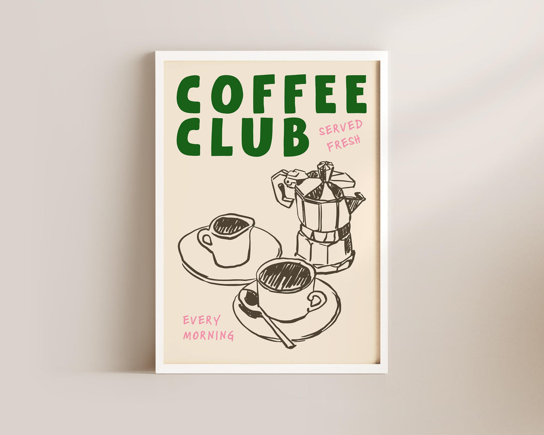 gift-ready kitchen wall art for coffee lovers and friends