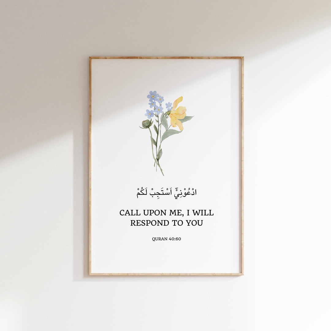 Three coordinating Islamic wall art posters for living room decor