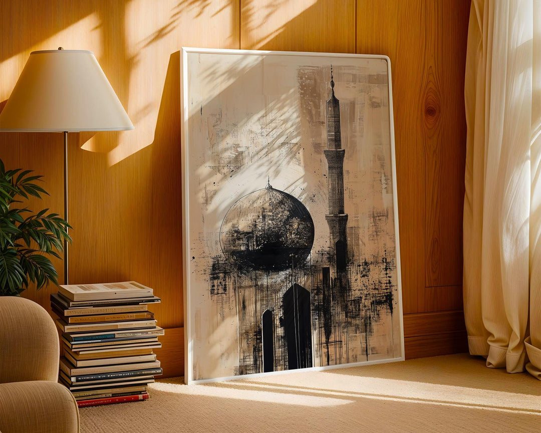 Texture and print detail on gallery-grade canvas wall art
