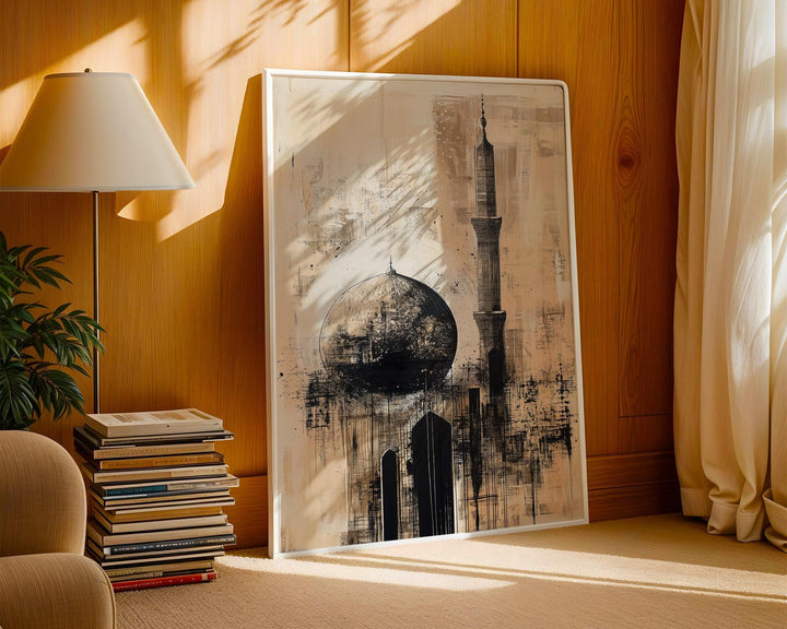 Texture and print detail on gallery-grade canvas wall art