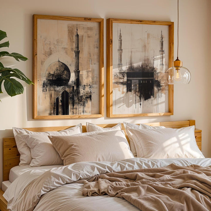 Modern Islamic wall art for home decor on premium canvas