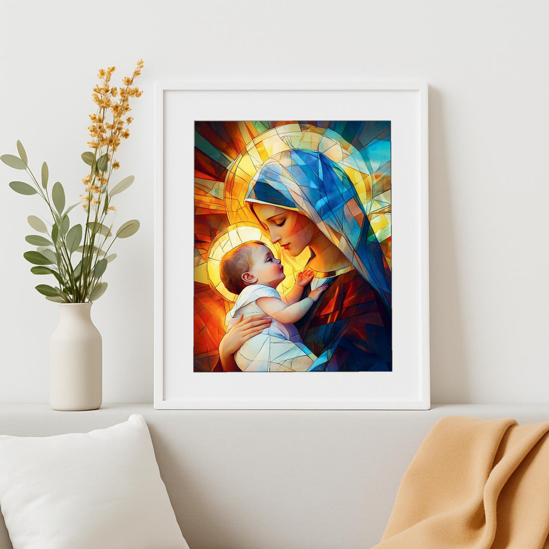Angled shot showing paper edge and archival print finish