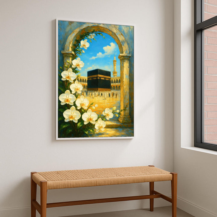 Ready-to-hang wall decor Kaaba arch Islamic art