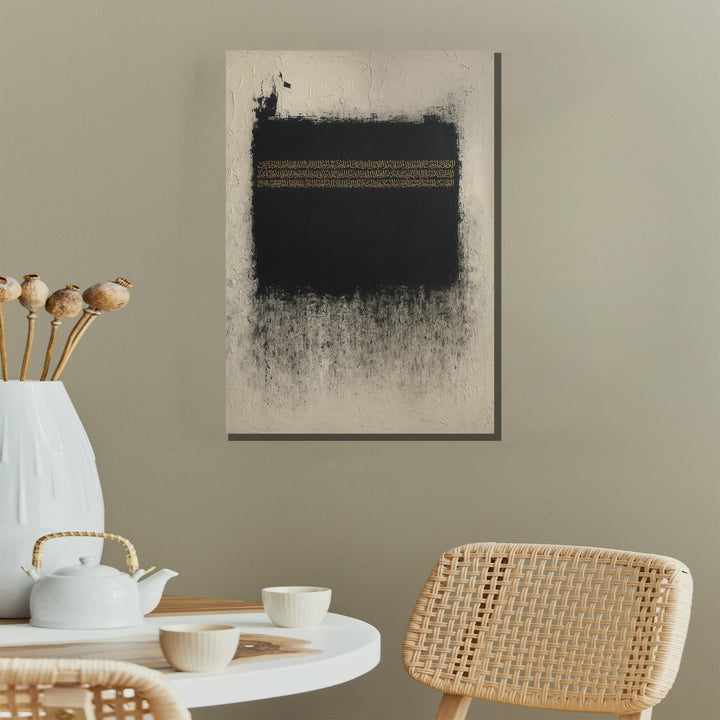 contemporary islamic art canvas with minimalist design for modern decor