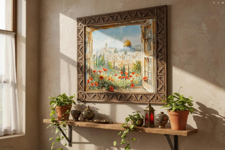 Unframed wall art poster ready to hang for living room or office