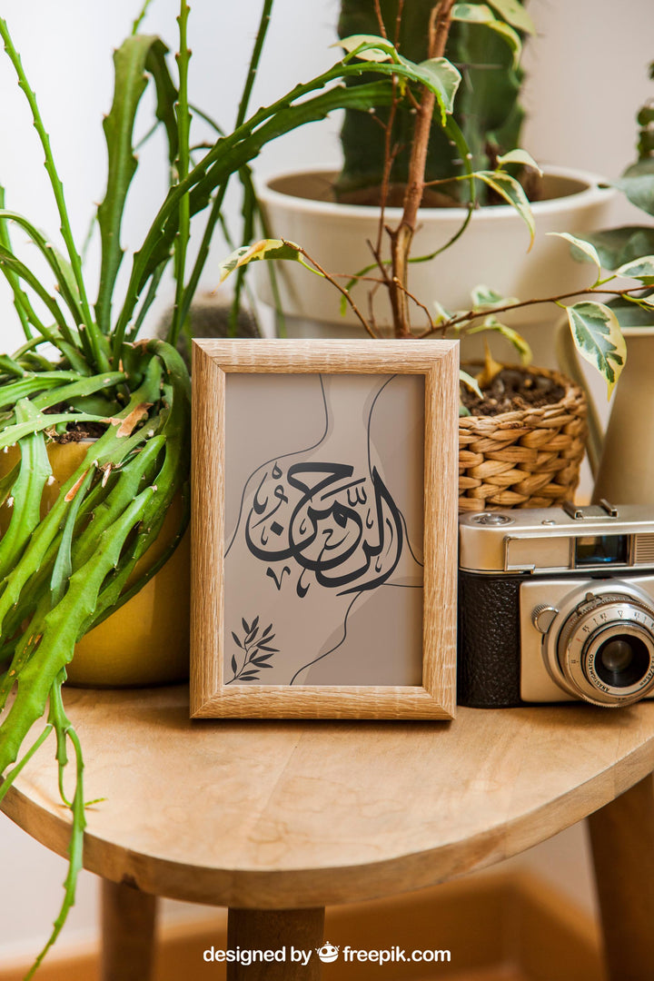 Carefully produced wall art in a tranquil Bohemian style