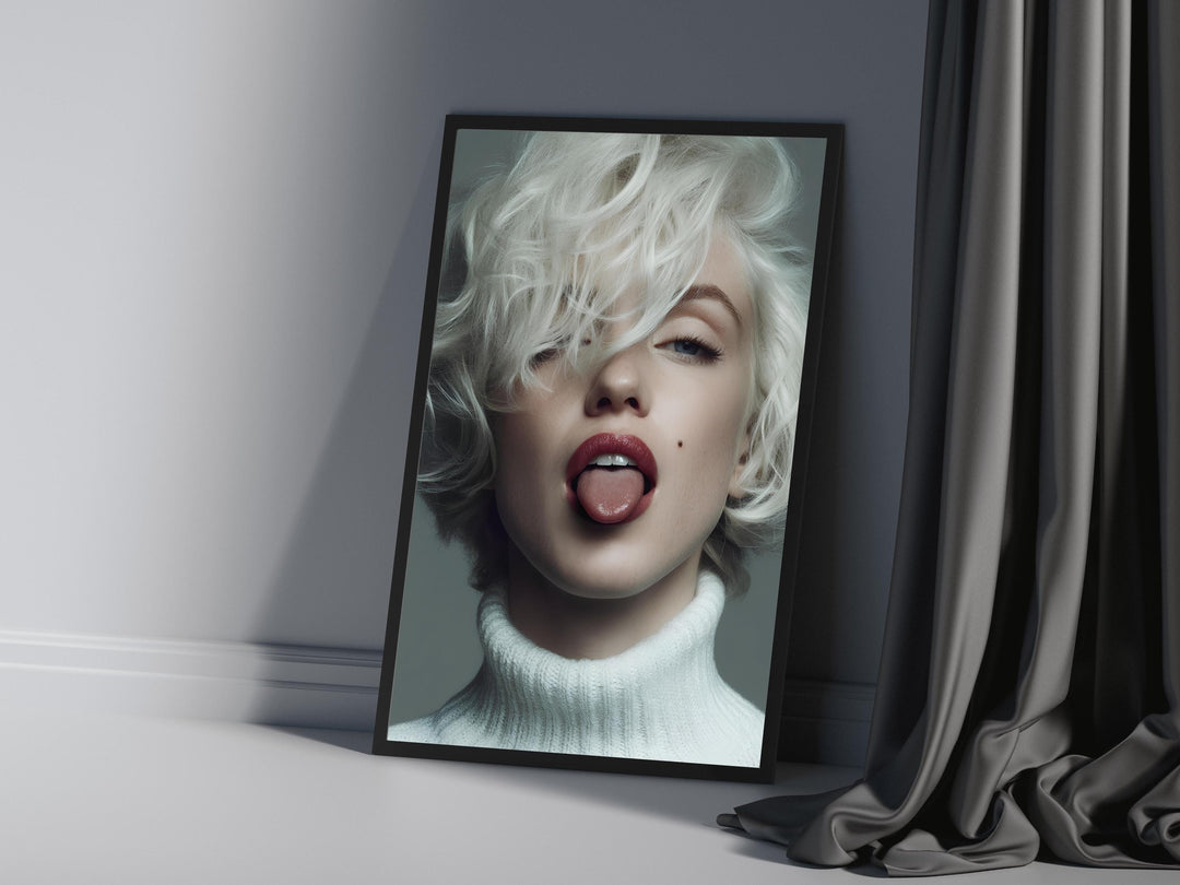 Iconic Marilyn Monroe wall art canvas for modern glam spaces