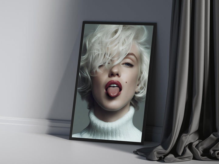 Iconic Marilyn Monroe wall art canvas for modern glam spaces