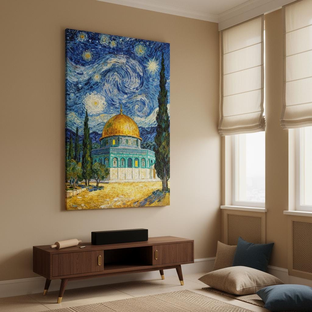 Iconic Islamic architecture featuring Dome of the Rock