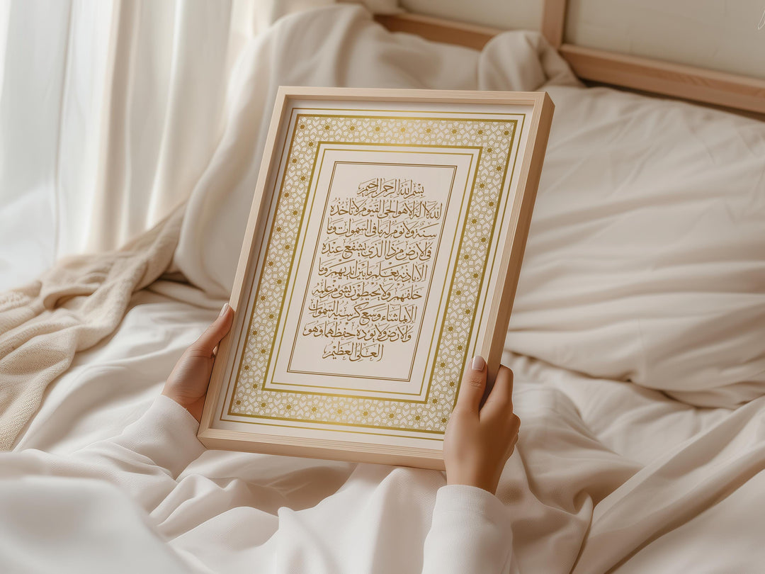 Gallery-ready wall art print framed and hung