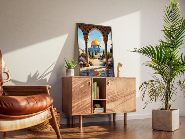 Soft matte textures and brushwork evoke traditional painting style