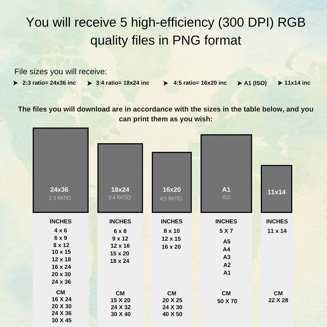 Premium travel wall art Burj Khalifa night scene print