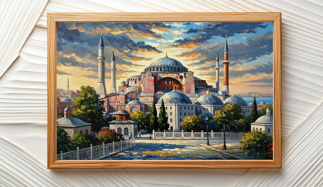 Ottoman culture inspired wall art with historic ambiance