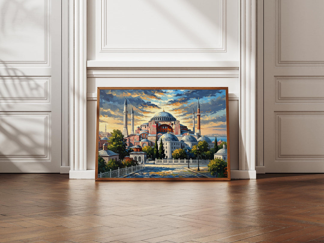 Istanbul mosque decor featuring Ottoman heritage motif