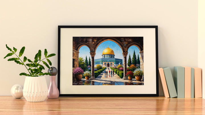 Modern abstract Islamic art Jerusalem Al Aqsa texture
