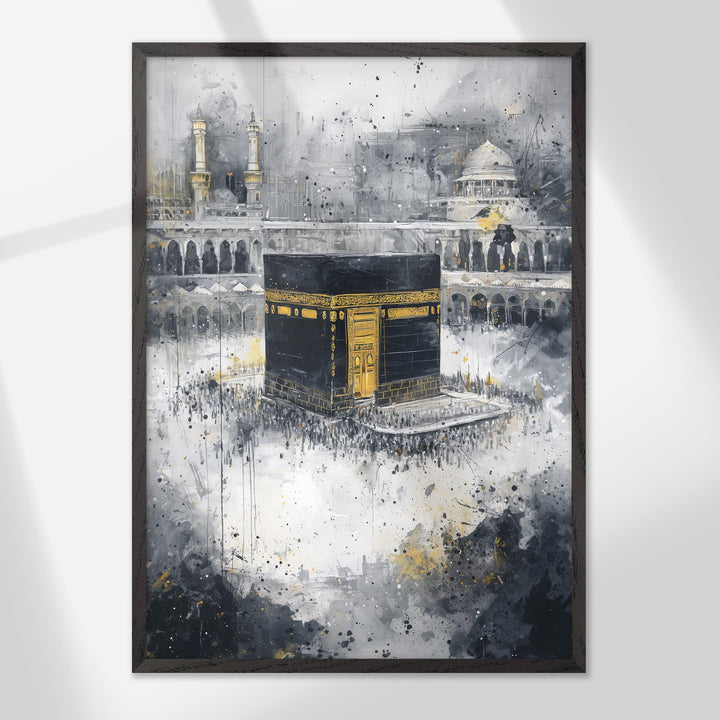 Balanced three-panel composition ideal for living rooms and prayer corners