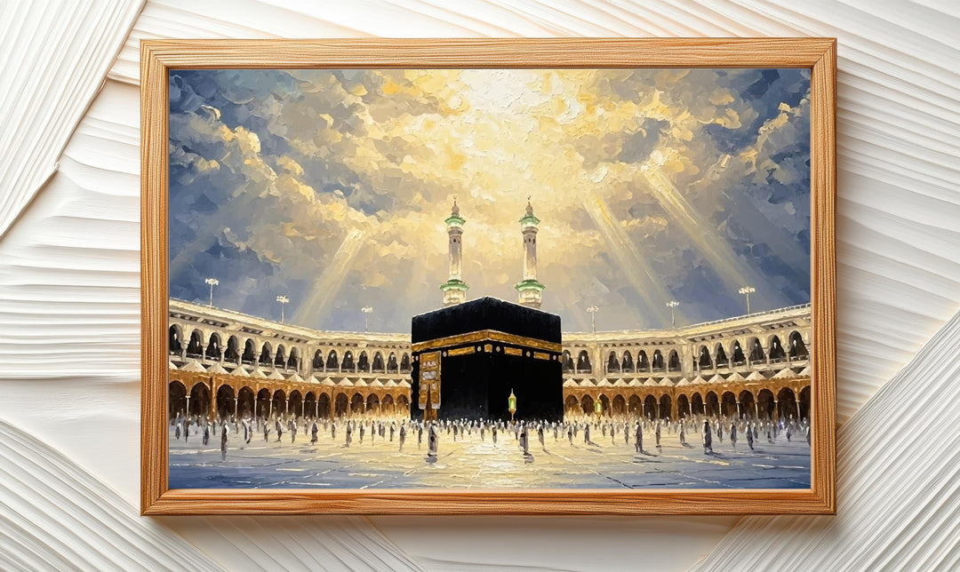 Gallery-grade wall art in oil-textured finish for living spaces