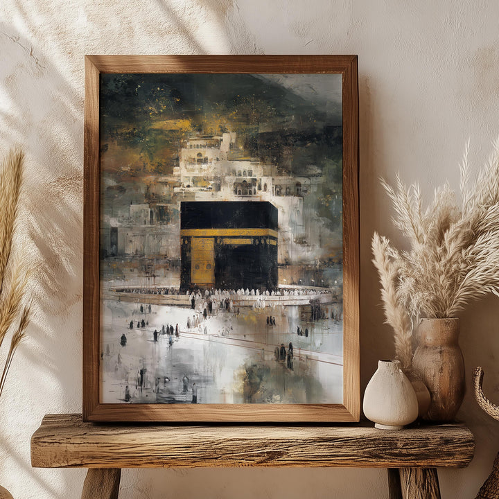 Sacred architecture-inspired wall art for contemporary Muslim homes