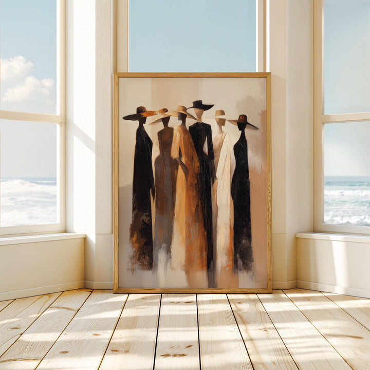 Unframed wall art print ready for framing in standard sizes