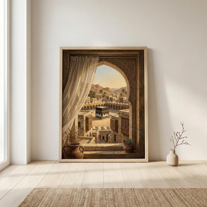 Masjid al Haram Kaaba artwork for living room decor