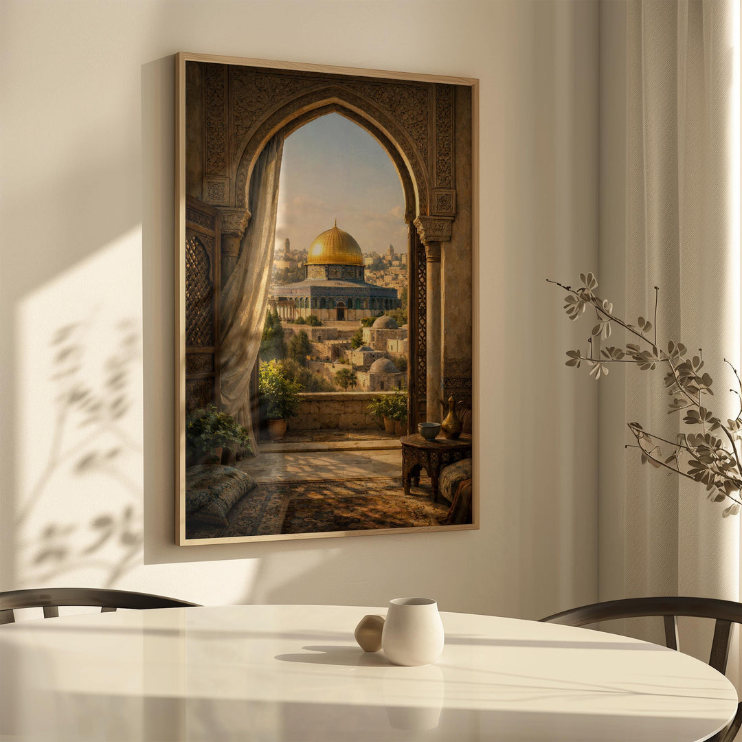 Unframed wall art print ready for standard framing