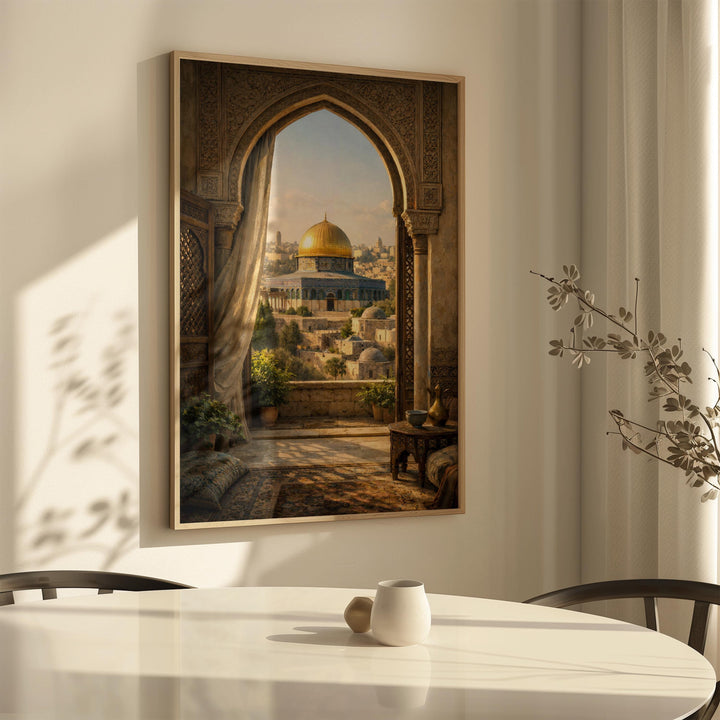 Unframed wall art print ready for standard framing