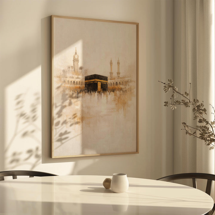 close up of elegant geometric patterns in muted beige and taupe