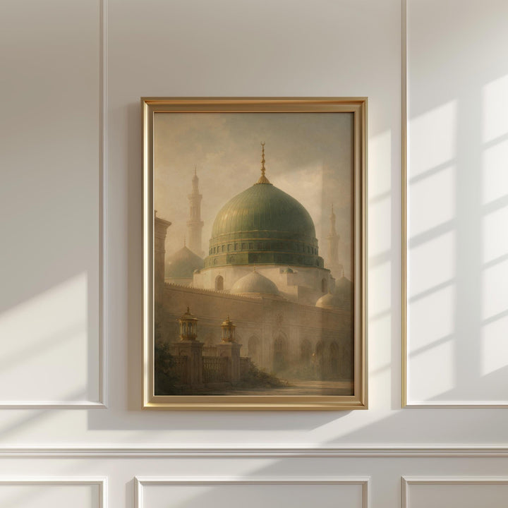 Masjid Nabawi inspired wall decor print on premium paper