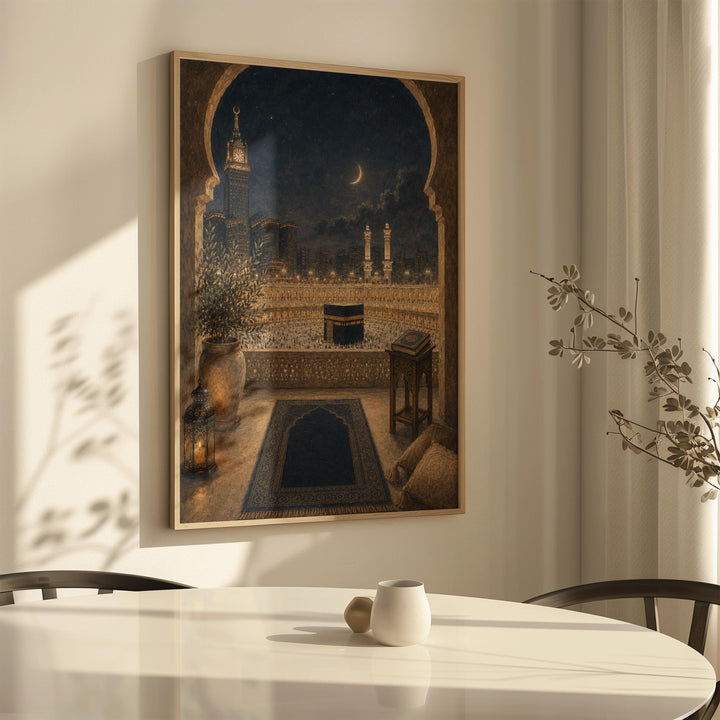 Elegant Islamic art for living room or prayer space