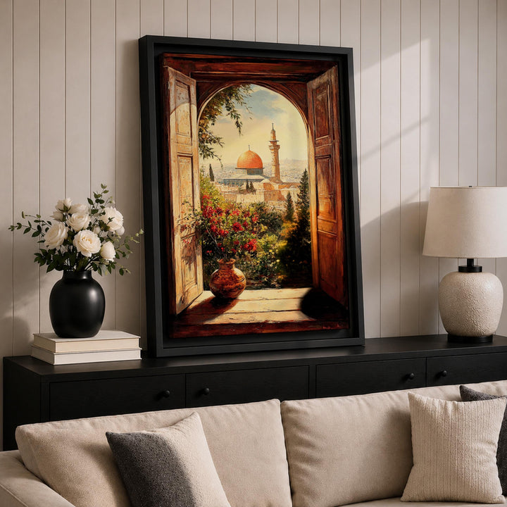 Gallery-ready wall art displayed in a neutral space