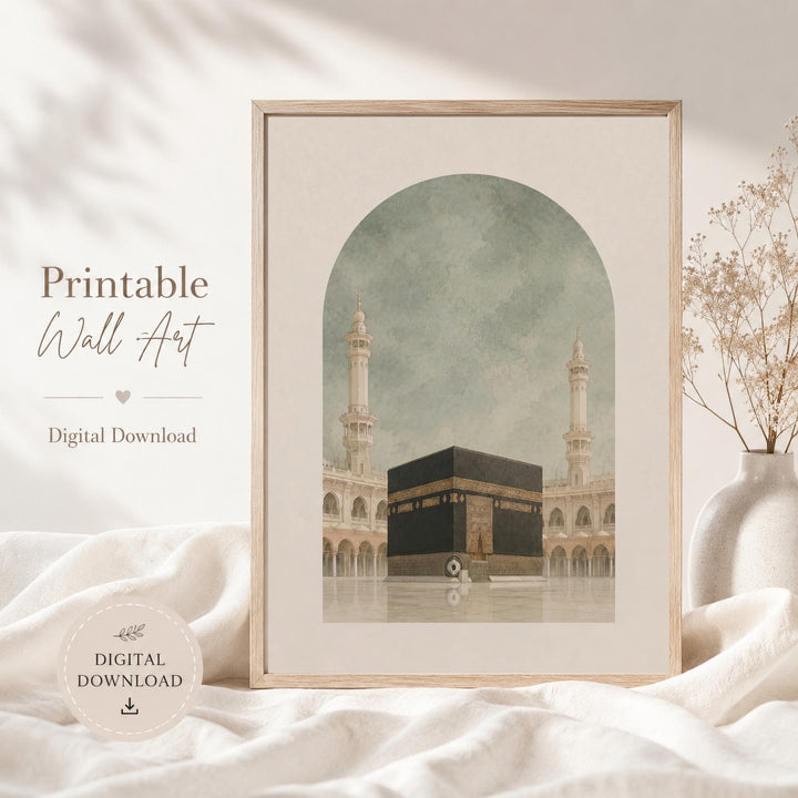 Archival-quality print for prayer space in sage green — panel 3
