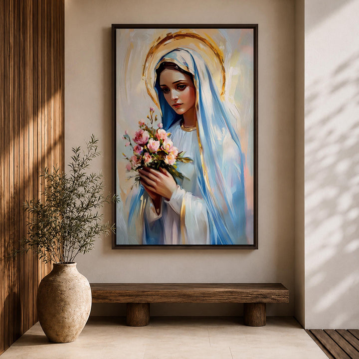 Mary, Blessed Mother wall decor for home or chapel