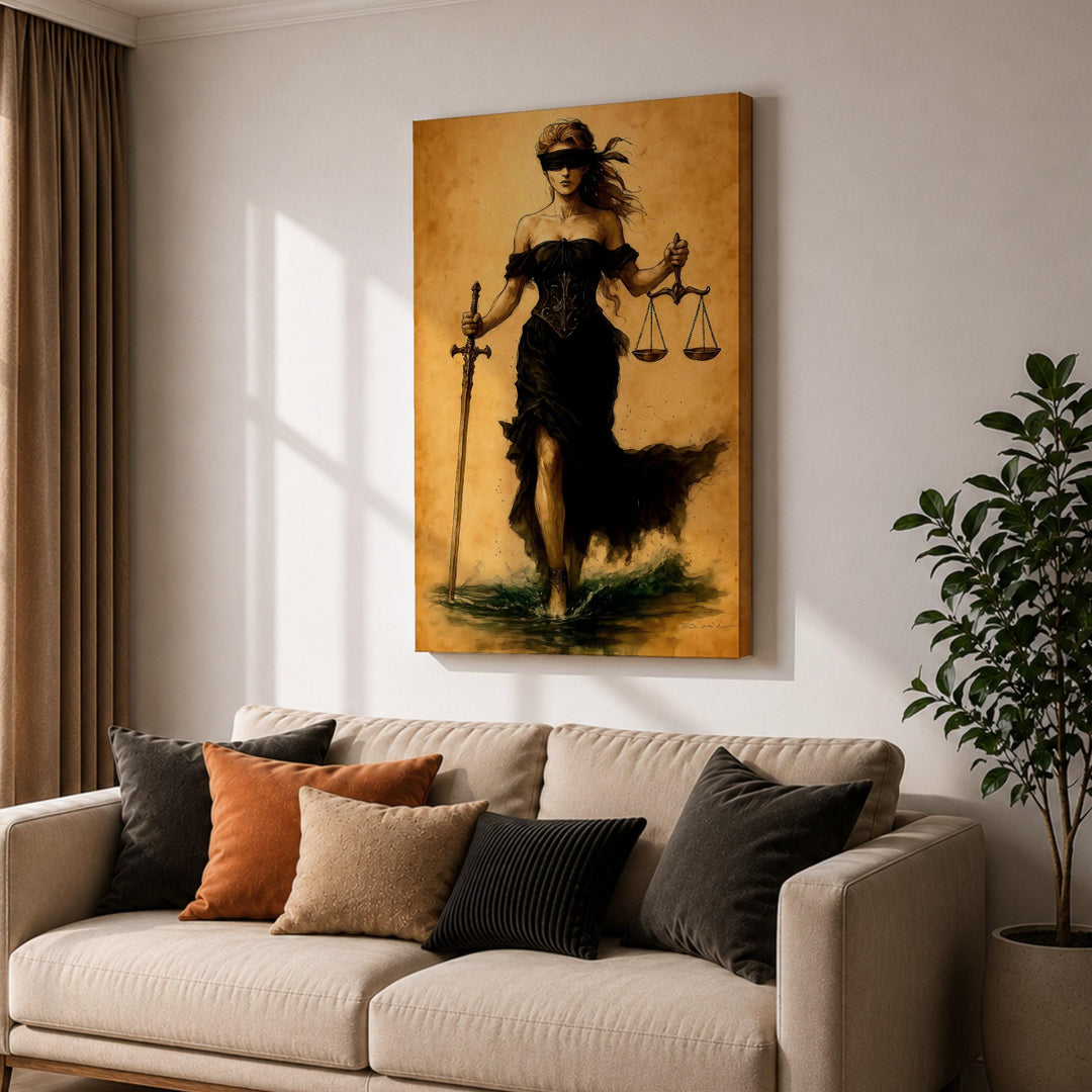 Gift-ready legal wall art suitable for lawyers and students